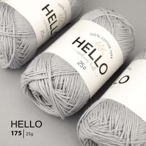 Пряжа HELLO Cotton 175 (25 грамм)